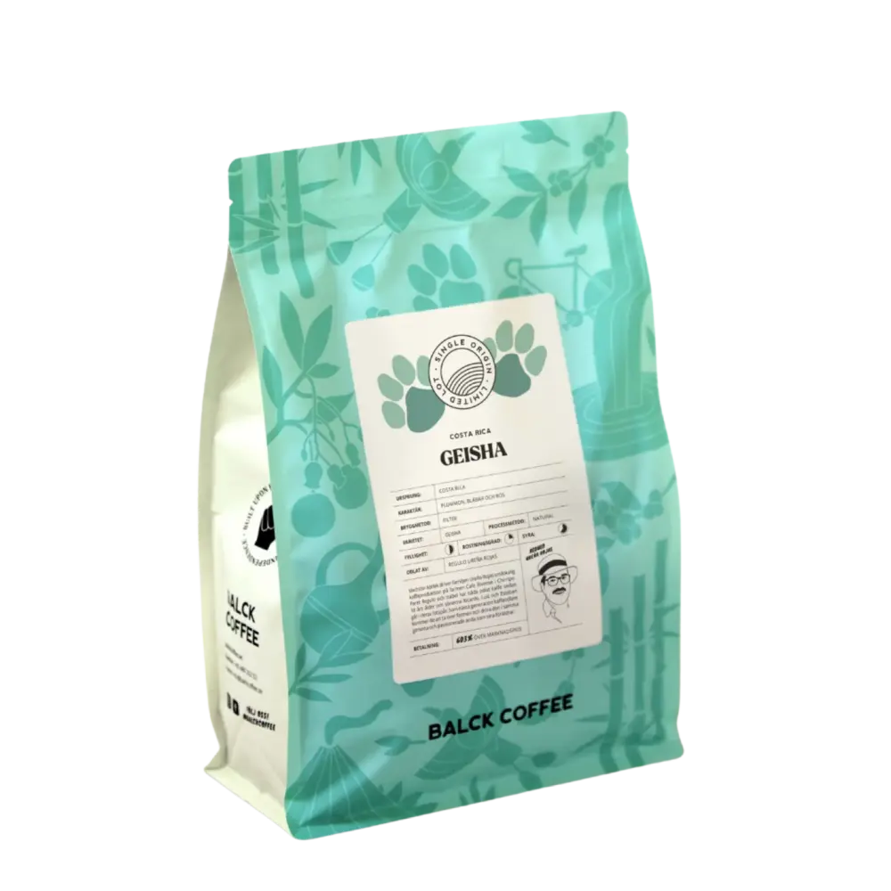 Balck Coffee Kaffebonor Geisha Scaled